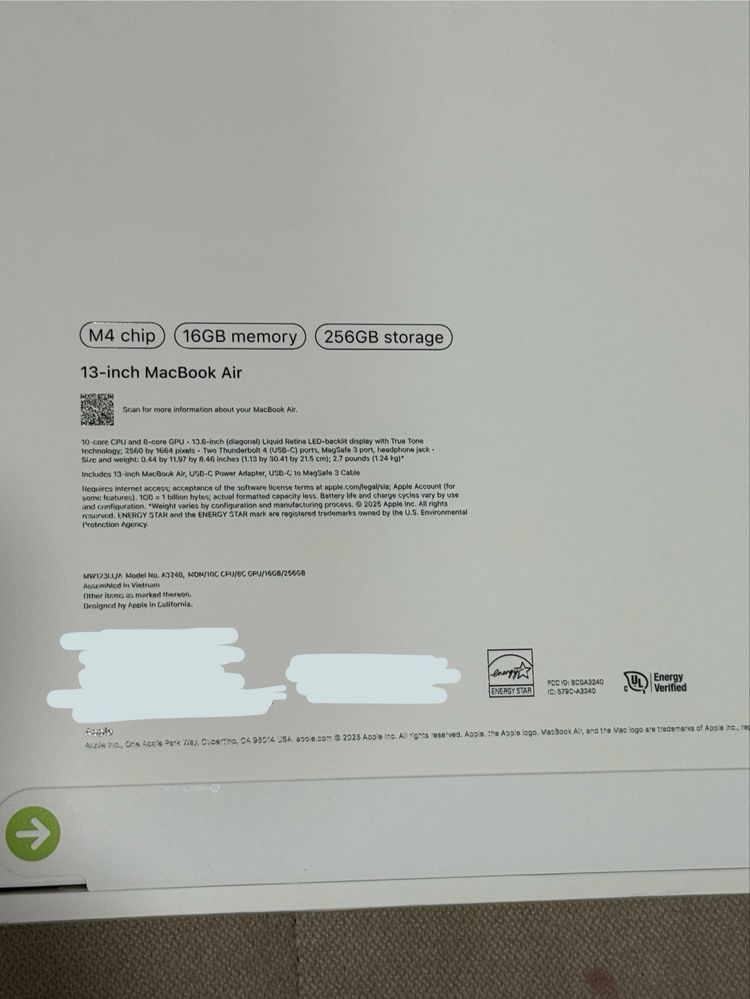 MacBook Air M4 2025 NOVO SELADO