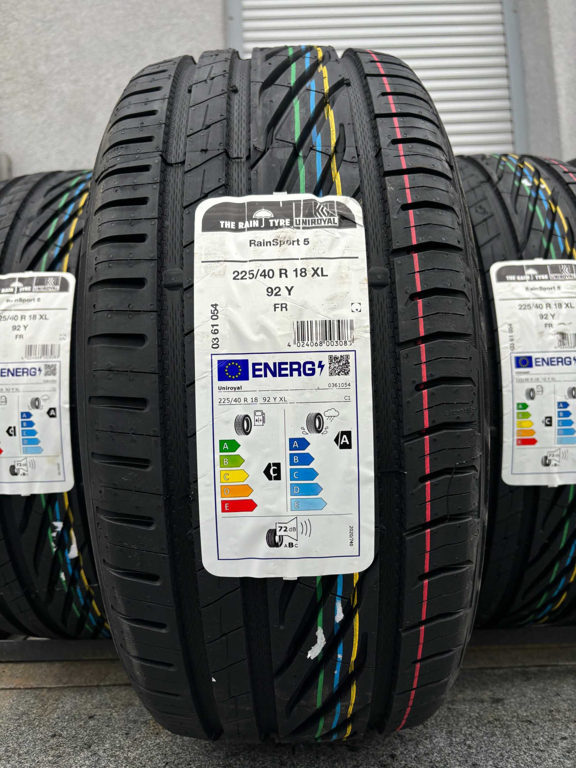 Letnia 225/40R18 Uniroyal RainSport5 92Y XL prod 2024r C,A,72db gwar