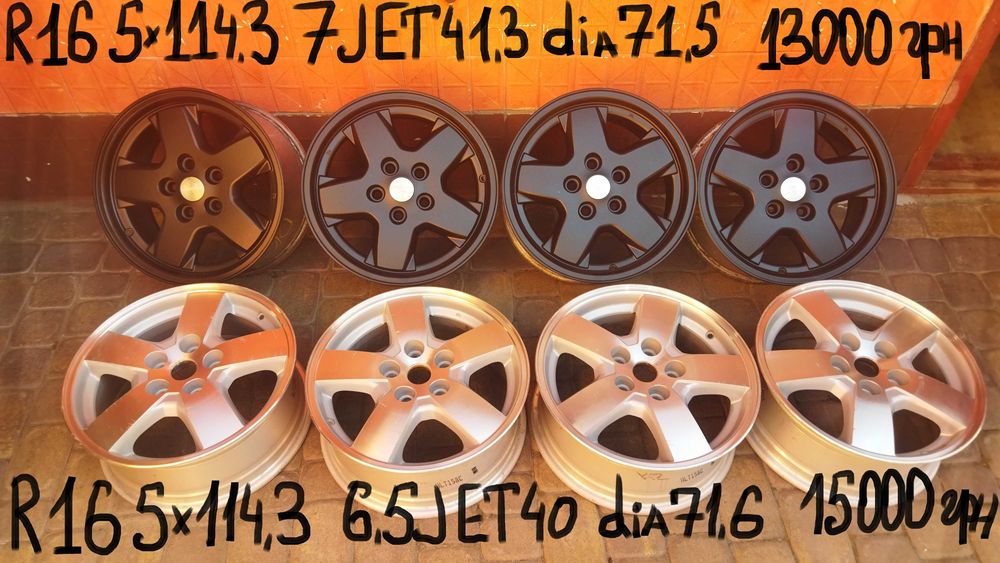 Диски Jeep Cherokee-Compass-Patriot-Mitsubishi-Mazda-Dodge-KIA-Hyundai