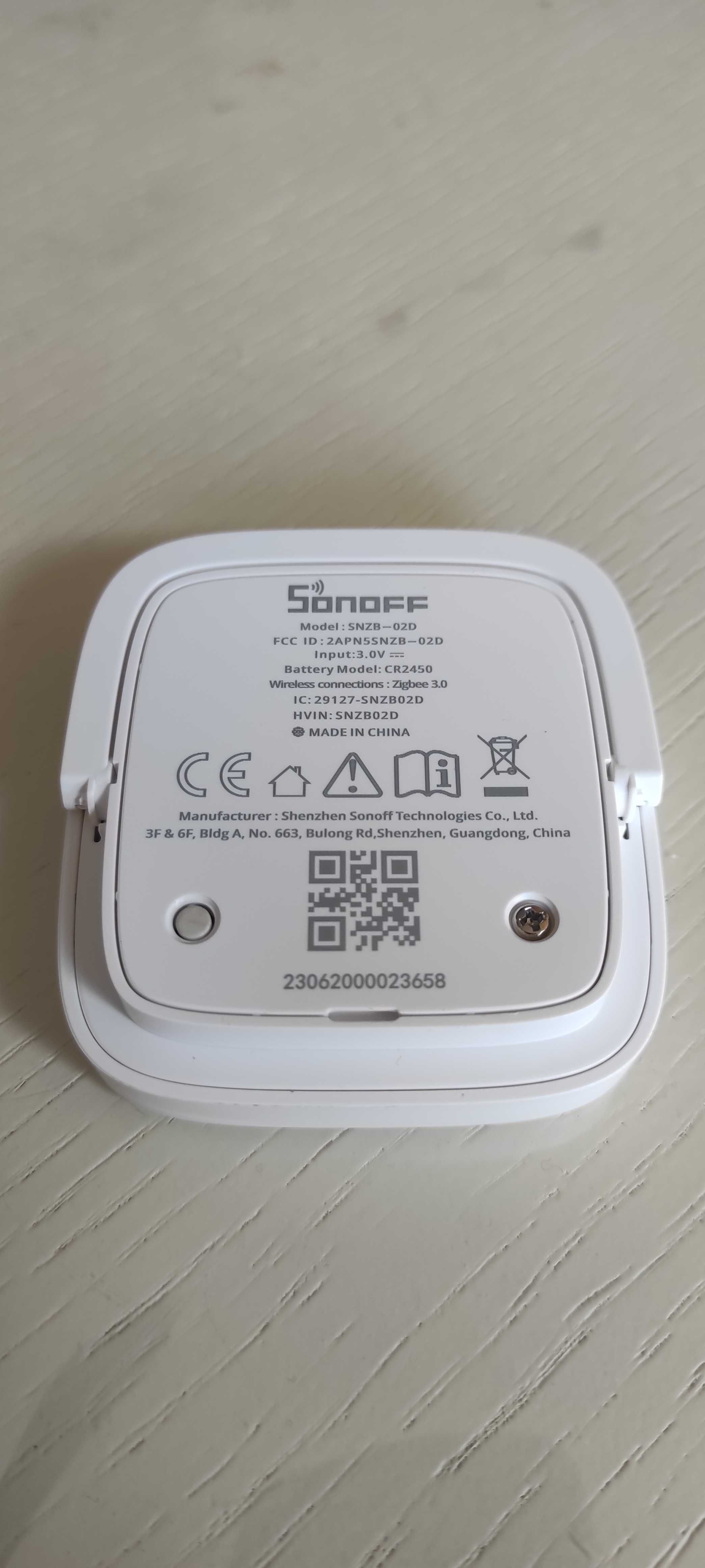 Sonoff SNZB-02D Zigbee датчик температури та вологості