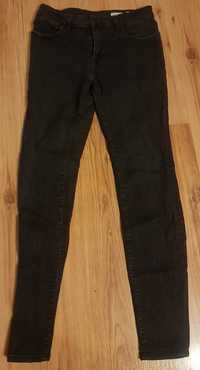 REVIEW czarne spodnie męskie jeans slim fit, rurki W33 L32