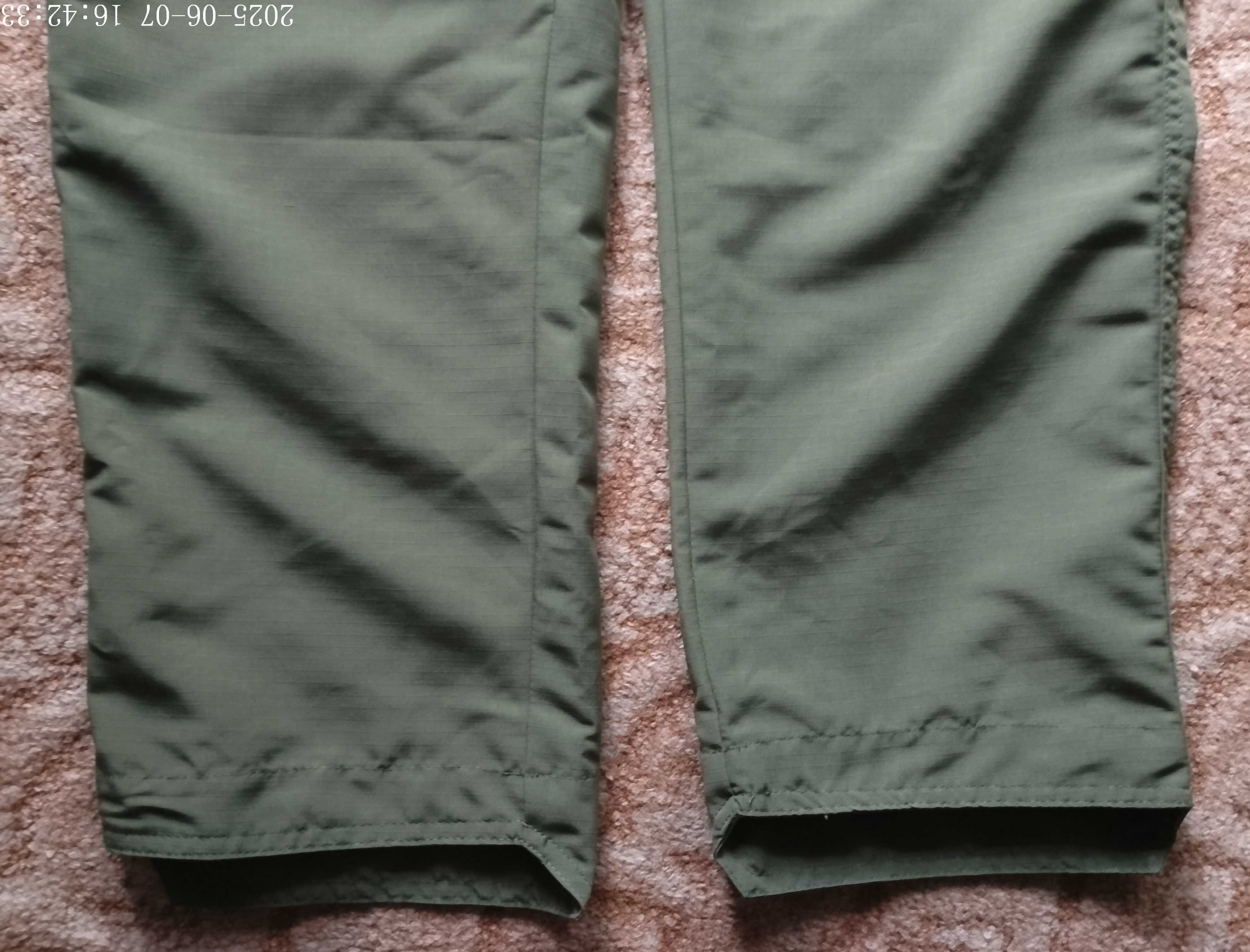 Spodnie Trekkingowe Bojówki Zielone unisex L