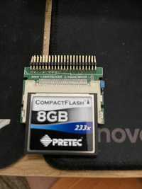 CompactFlash 8gb pretec 233x adapter