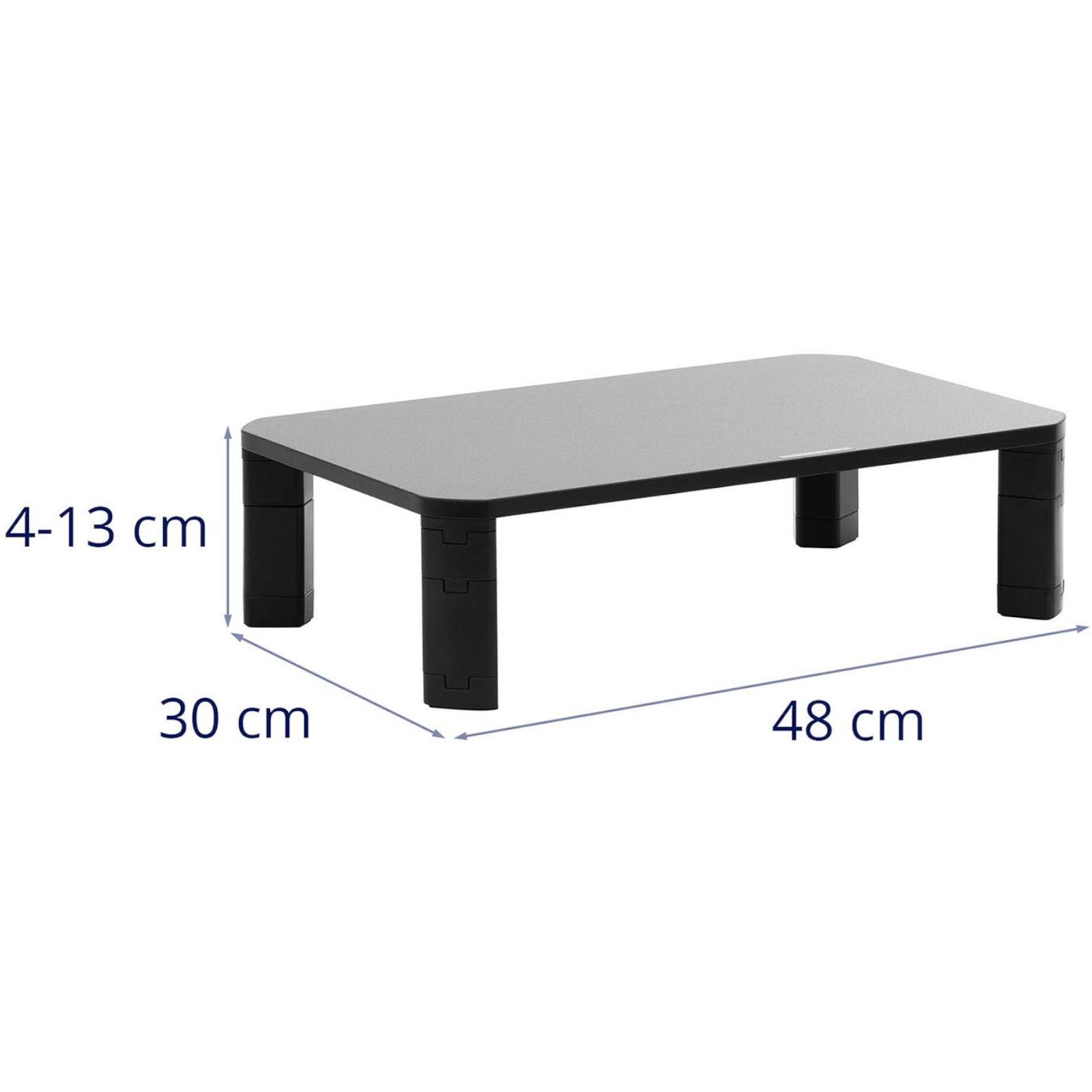 podstawka półka pod monitor laptop z regulowaną wysokością 4 qmx