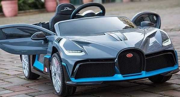 Pojazd na akumulator Bugatti Divo czerwony lakier