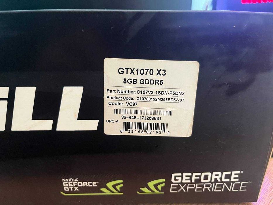 Відеокарта Geforce GTX 1070 8 GB 256 bit