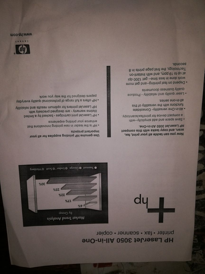 Принтер HP LaserJet 3050
