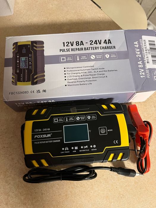 Зарядное устройство для аккумуляторов акб 12в-8А и 24 в.-4А.