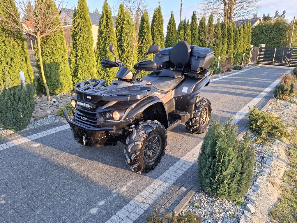 Quad TGB 600 LONG 4x4 wyciągarka hak lampy led