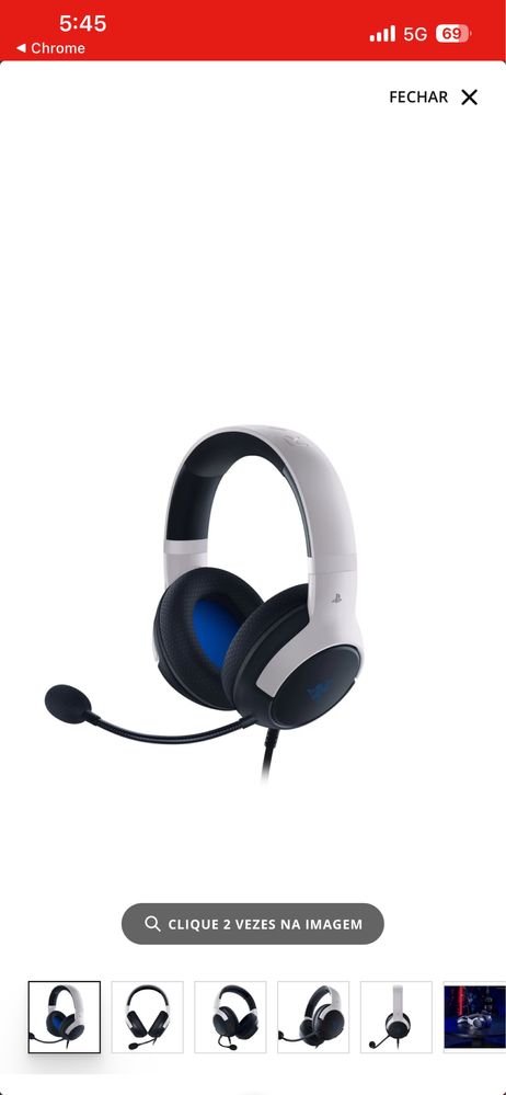 Headset da playstation