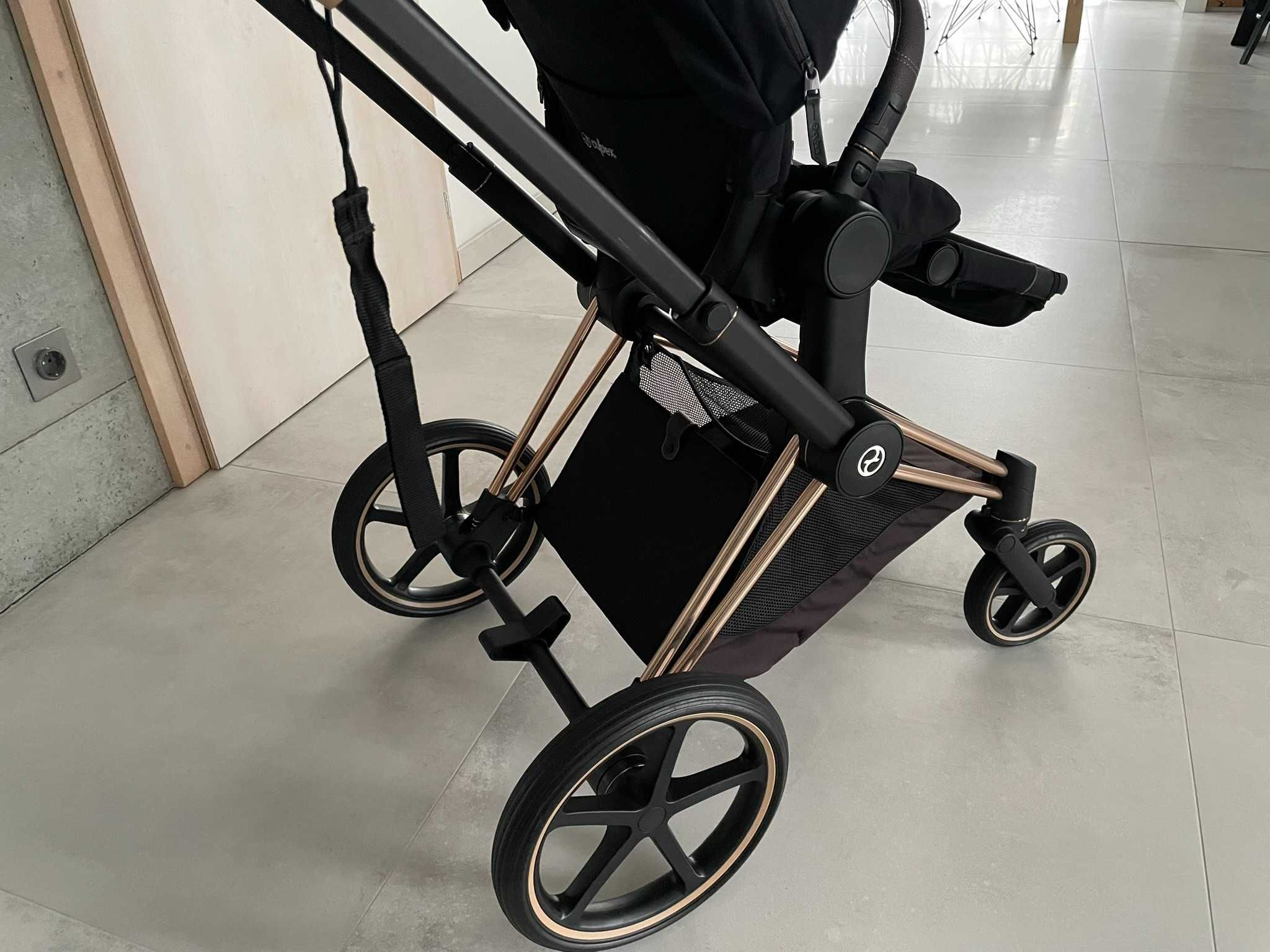 Wózek Cybex Priam 3w1 Rose Gold zestaw PO JEDNYM DZIECKU