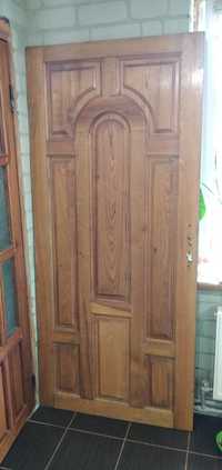 Двері дерев'яні з осини, дверне полотно 203*91*4