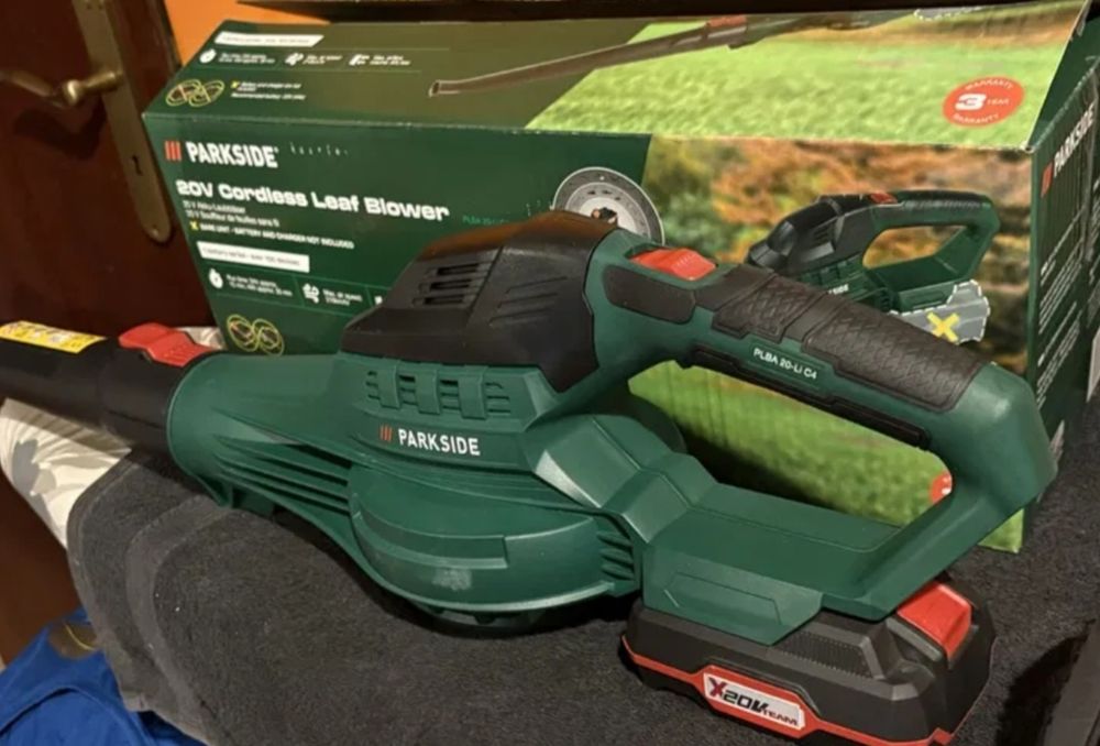 Soprador parkside x20v a BATERIA