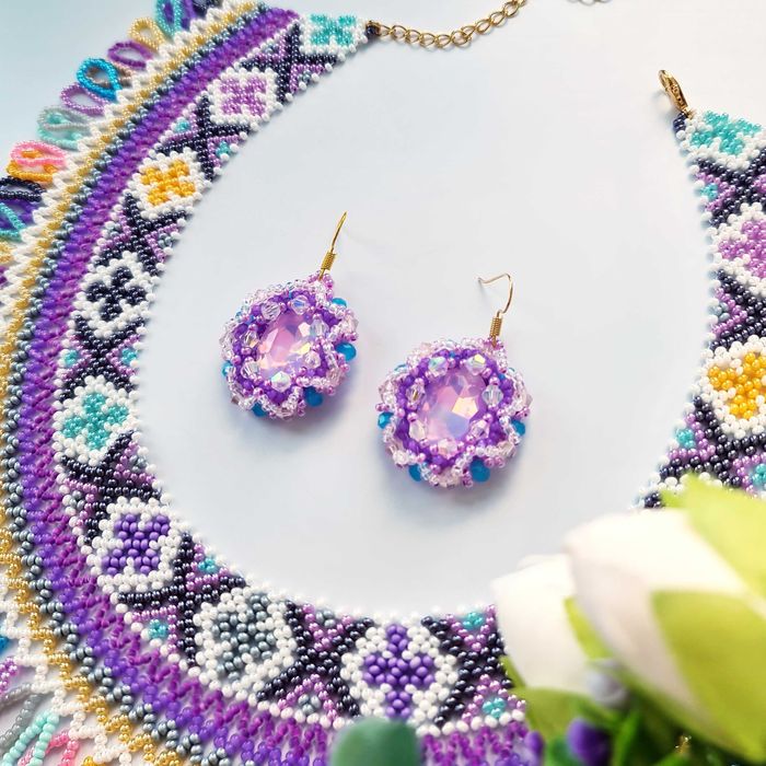 Закарпатська силянка широка українське намисто недорого ручної роботи