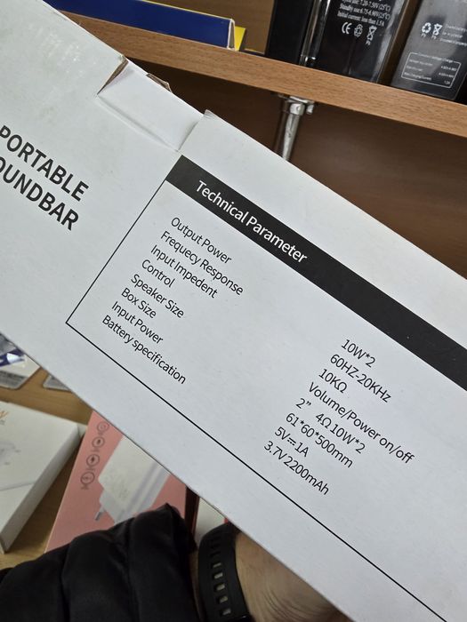 Саундбар Tamproad блютуз колонка акустична система портативна