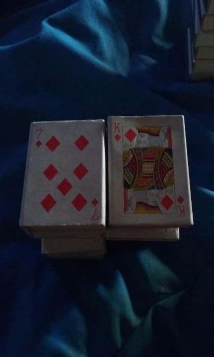 Colecção de caixas de fósforos de cartas de jogar