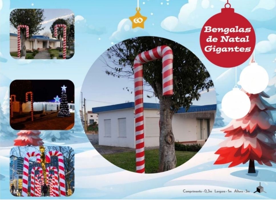 Decorações Natalícias para eventos:- Equipamentos