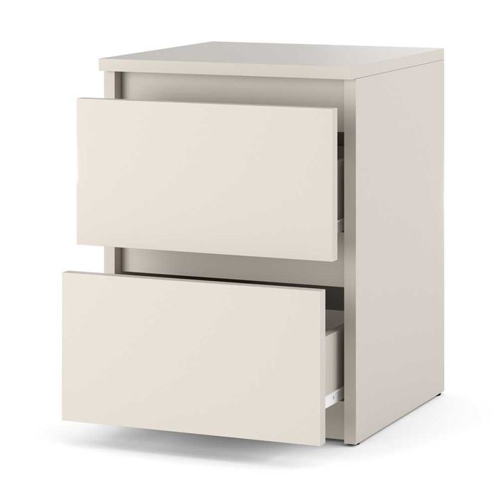 Szafka Nocna Nowoczesna Do Sypialni 30cm Stolik Nocny 2 Szuflady Mała
