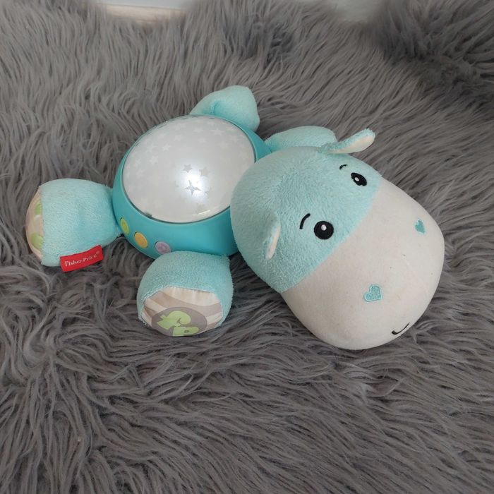 Hipopotam fisher price projektor grajacy