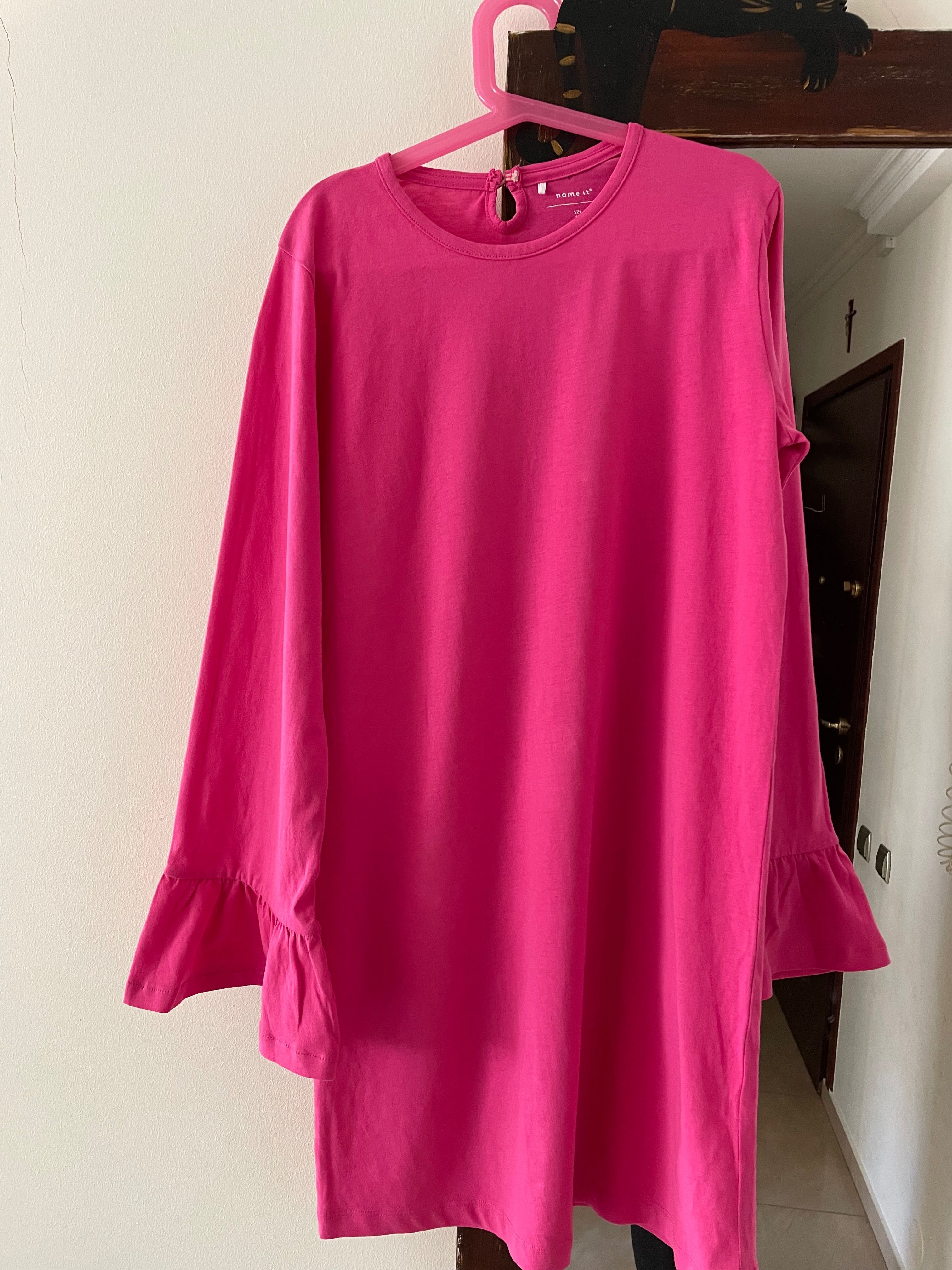 Różowa sukienka 146/152  Name it