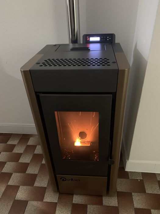 Salamandra a pellets - pouco usada