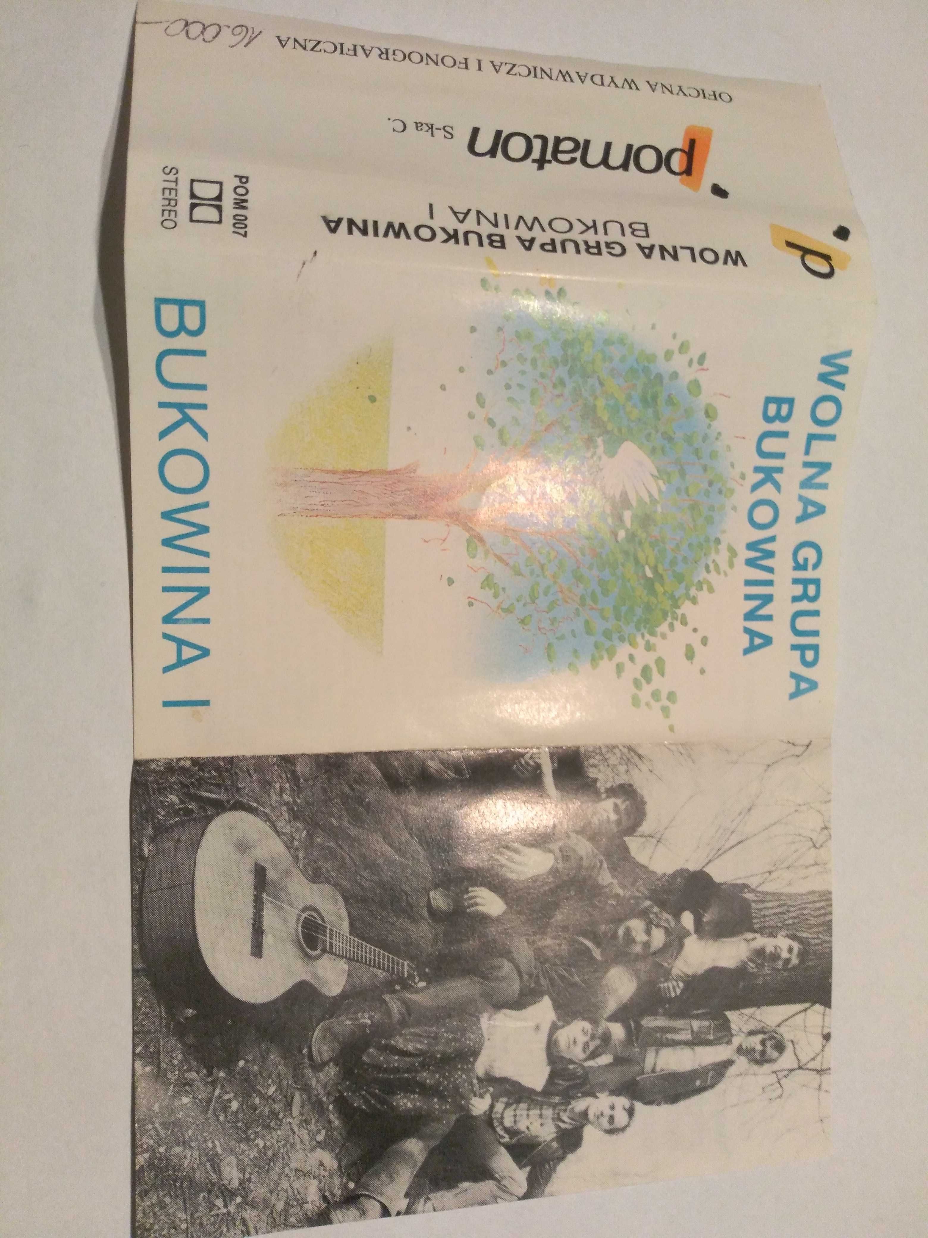 Wolna Grupa Bukowina - Bukowina 1 - kaseta magnetofonowa, Pomaton