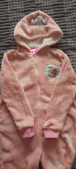 Piżama Disney Księżniczki, 134-140cm, 10 lat pep&co welur, korona,