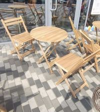 Складные столы и стулья для кофейни, летней террасы,  баров, для дома
