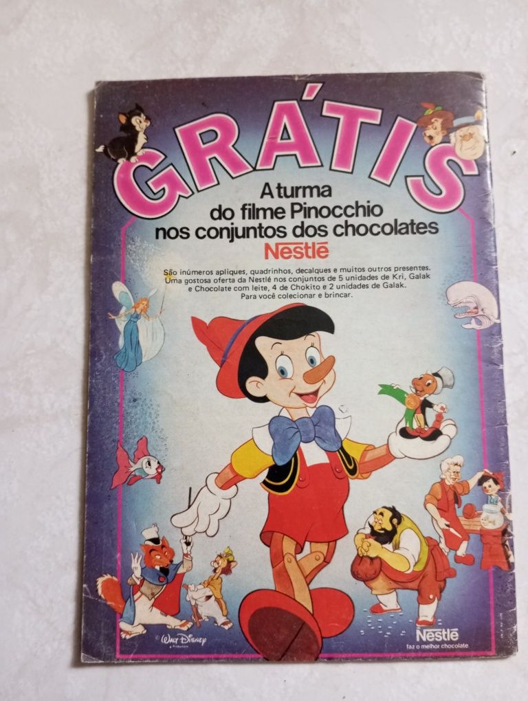 Revista Zé Carioca 1473 capa com transferível de  1980