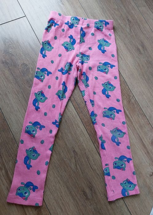 4szt leginsow dla dziewczynki w rozm 116/122