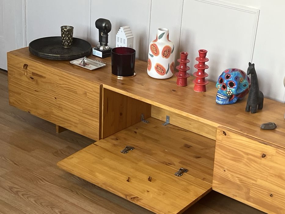 Móvel TV madeira maciça em pinho