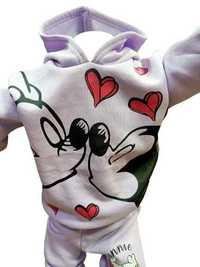 Dres ocieplany Minnie, fioletowy 122