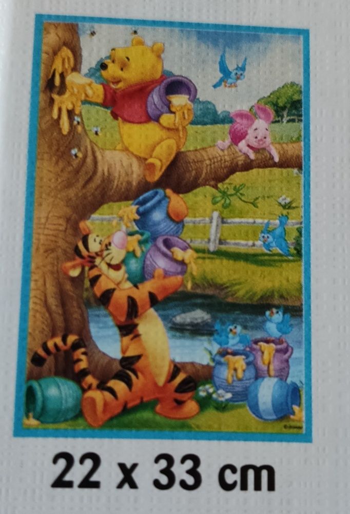 Puzzle Kubuś Puchatek 60cz. 4+ jak nowe