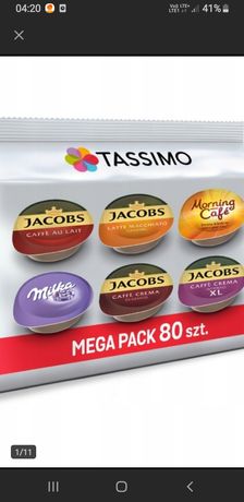 Kapsułki Tassimo Jacobs 80 sztuk różne smaki