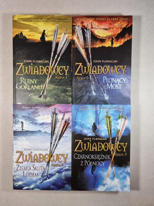 Zwiadowcy 1-3 + 5 / John Flanagan