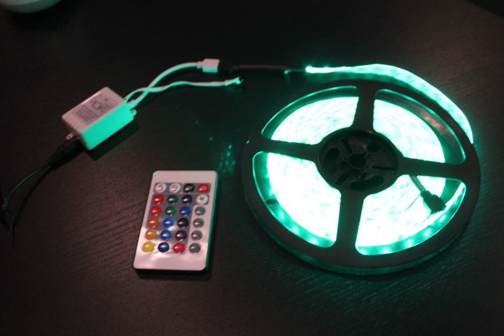 Kit completo leds 5 metros RGB ,Selados