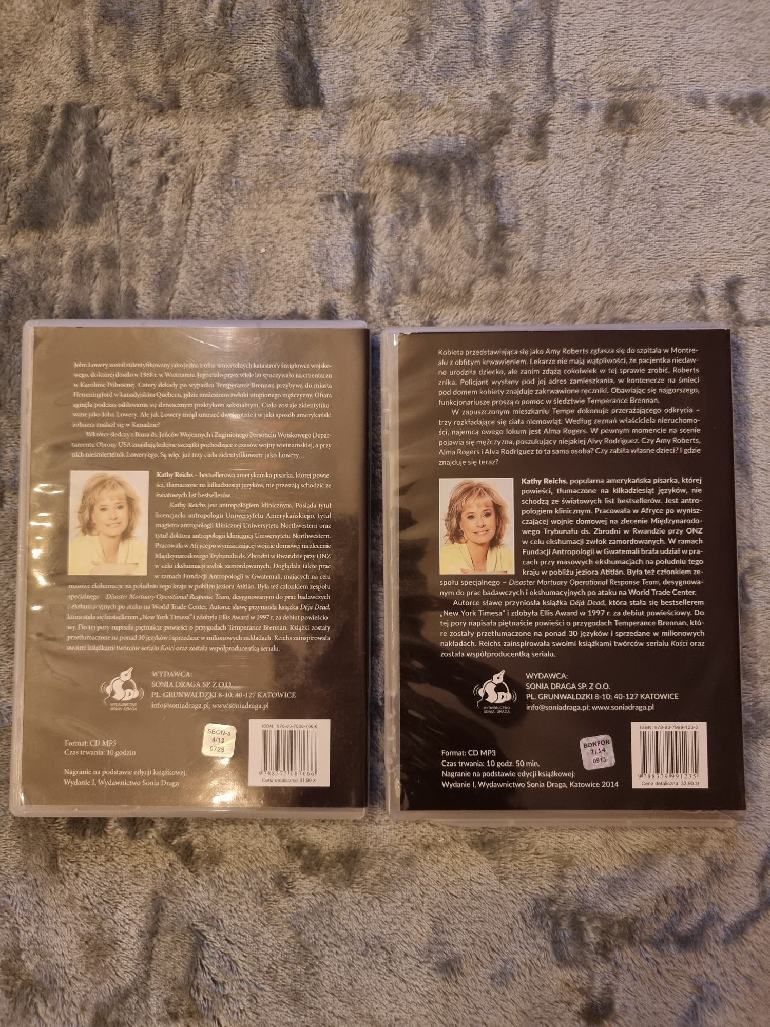 Kathy Reichs audiobooki 2 sztuki