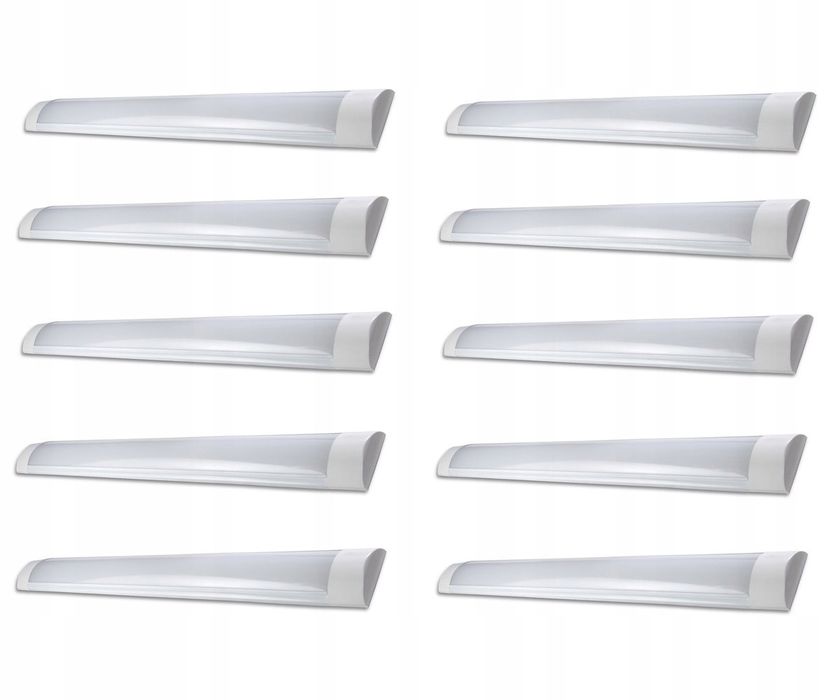 Lampa sufitowa LED 60cm 30W 6500K zimna natynkowa plafon świetlówka