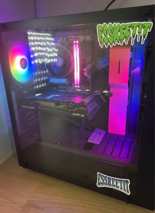 PC Desktop Gaming Ryzen 5 + RX 7600, 32 GB RAM