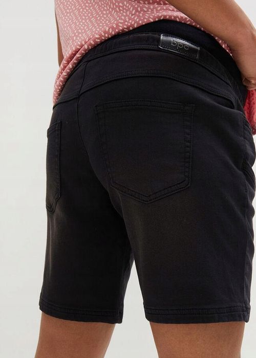 B.P.C spodnie ciążowe bermudy jeansowe czarne ^38