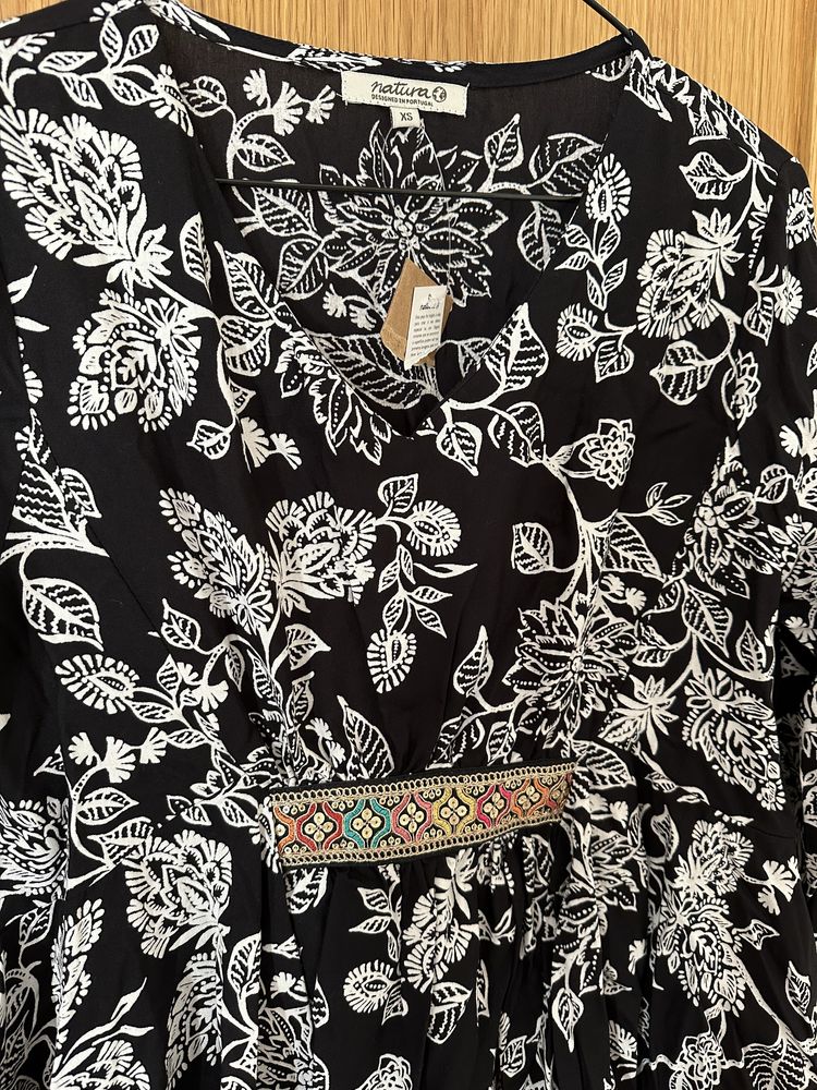 Blusa Floral Cornucópias Natura Nova - Tam XS