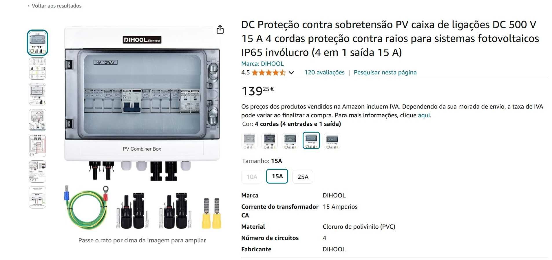 Dihool - Caixa de ligações sistemas fotovoltaicos