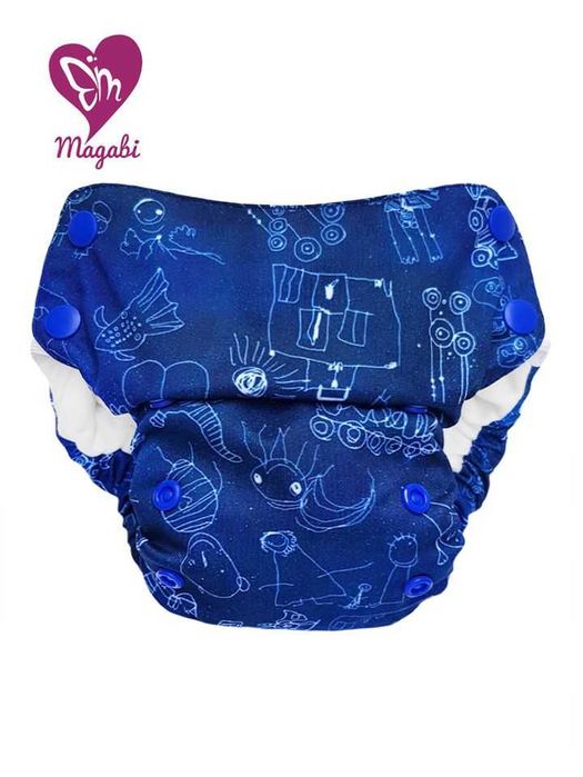 AIO, r. OS Pants, Pielucha wielorazowa, Magabi