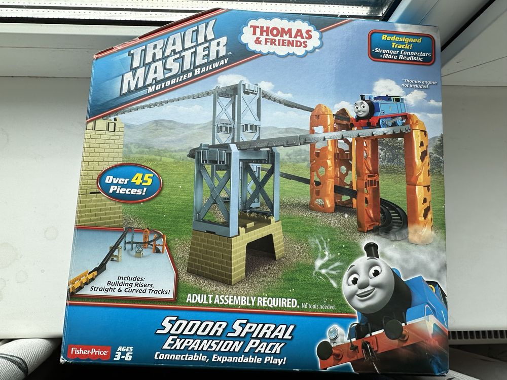 Fisher-Price Thomas, набор жд многоуровневый, дополнительные рельсы