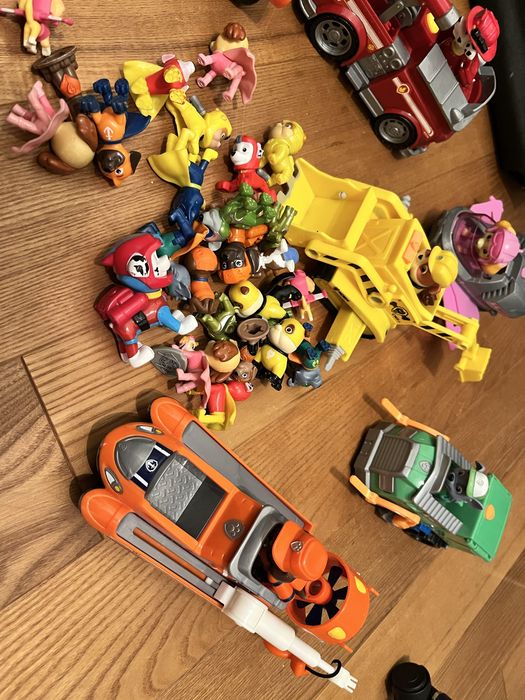 Psi patrol samochody i figurki zestaw