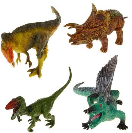Duży zestaw figurek figur dinozaury jurassic wzory