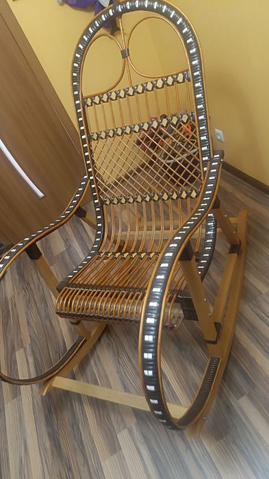 Крісло качалка Ротанг
