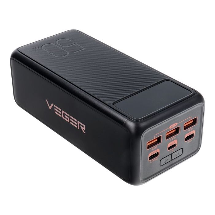 VEGER powerbank 56000 mAh PD QC3.0 5A 130W Tank Boost (W5001C) czarny