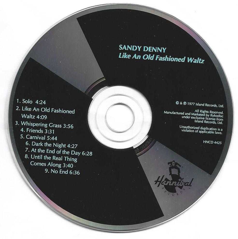 Sandy Denny  - - - - - Like An Old Fashioned Waltz - - - - - CD