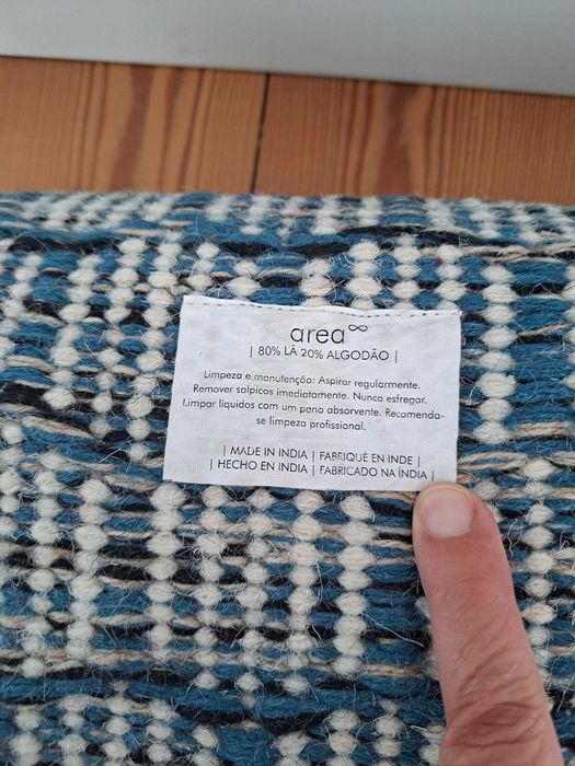 Tapete de lã 200 cm X 300 cm